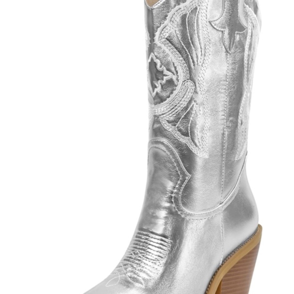 Silver Women's Cowgirl Boots